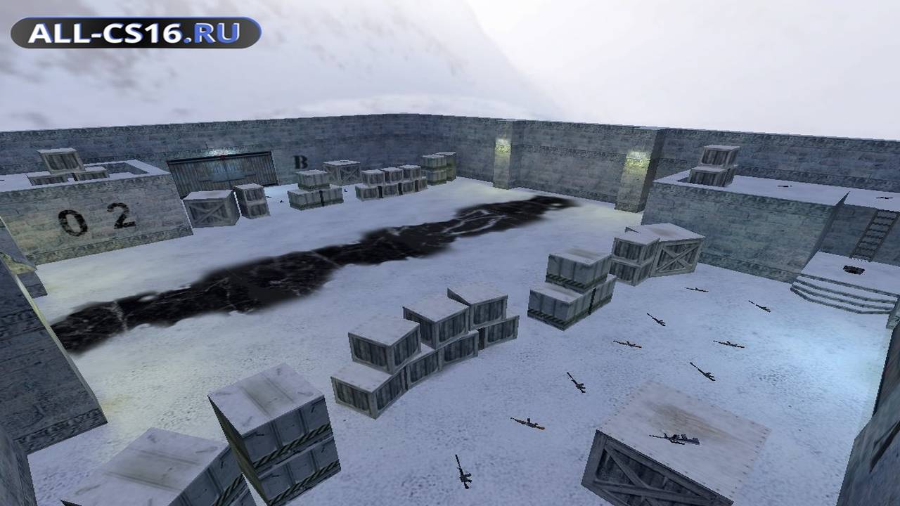 Карта «aim_winter2012» для CS 1.6 для CS 1.6