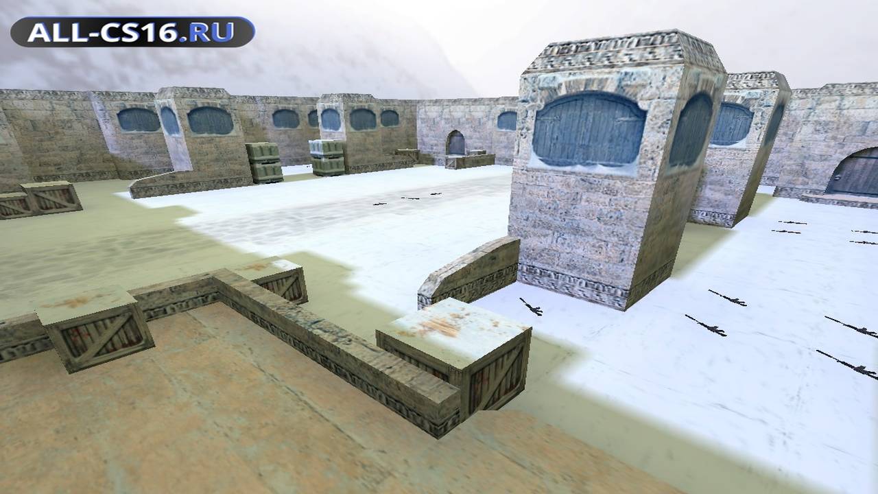 Карта «aim_winter_challenge» для CS 1.6 для CS 1.6
