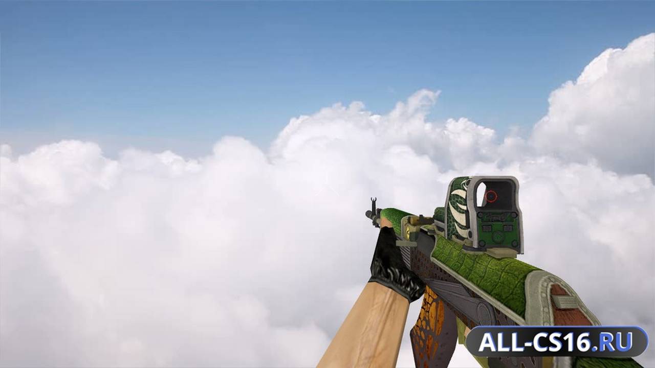 Модель оружия для CS 1.6 - AK-47 AK-103 Reptile