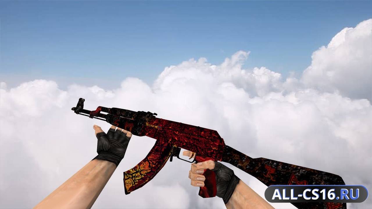 Модель оружия для CS 1.6 - AK-47 AK-47 Armageddon