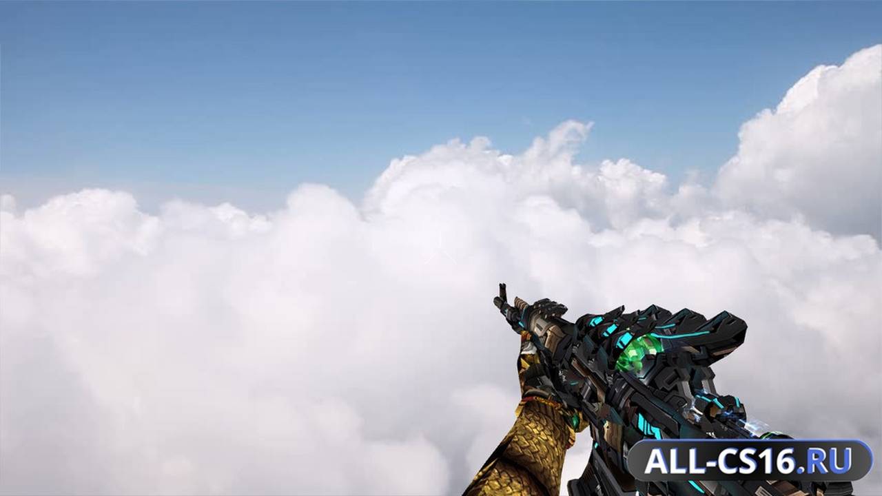 Модель оружия для CS 1.6 - AK-47 AK-47 Black Paladin