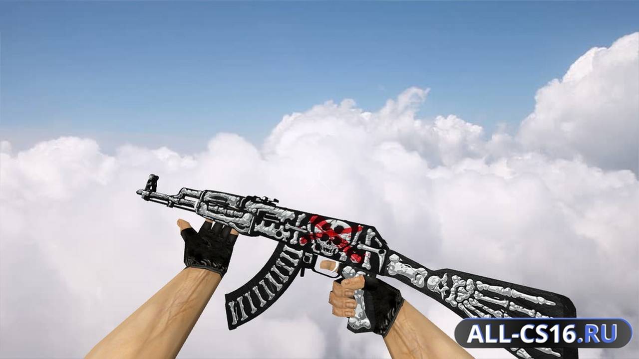 Модель оружия для CS 1.6 - AK-47 AK-47 Bone Hunter