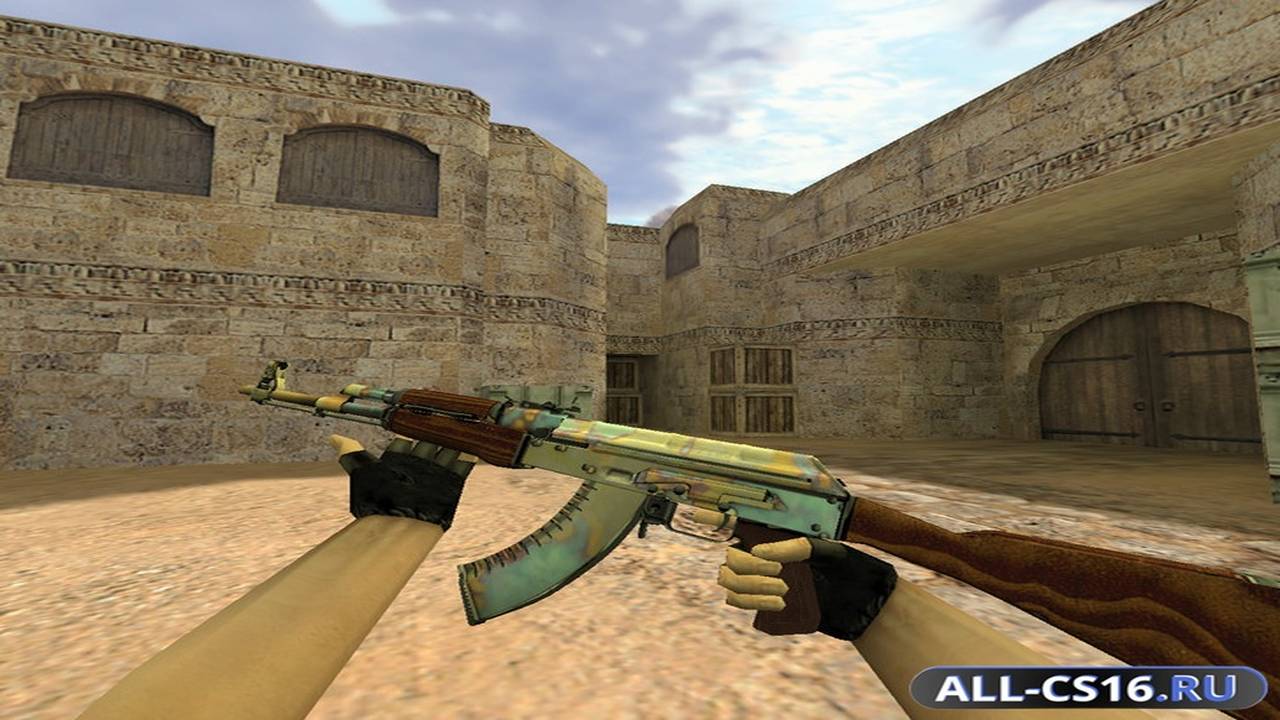 Модель оружия для CS 1.6 - AK-47 АК-47 Поверхностная закалка