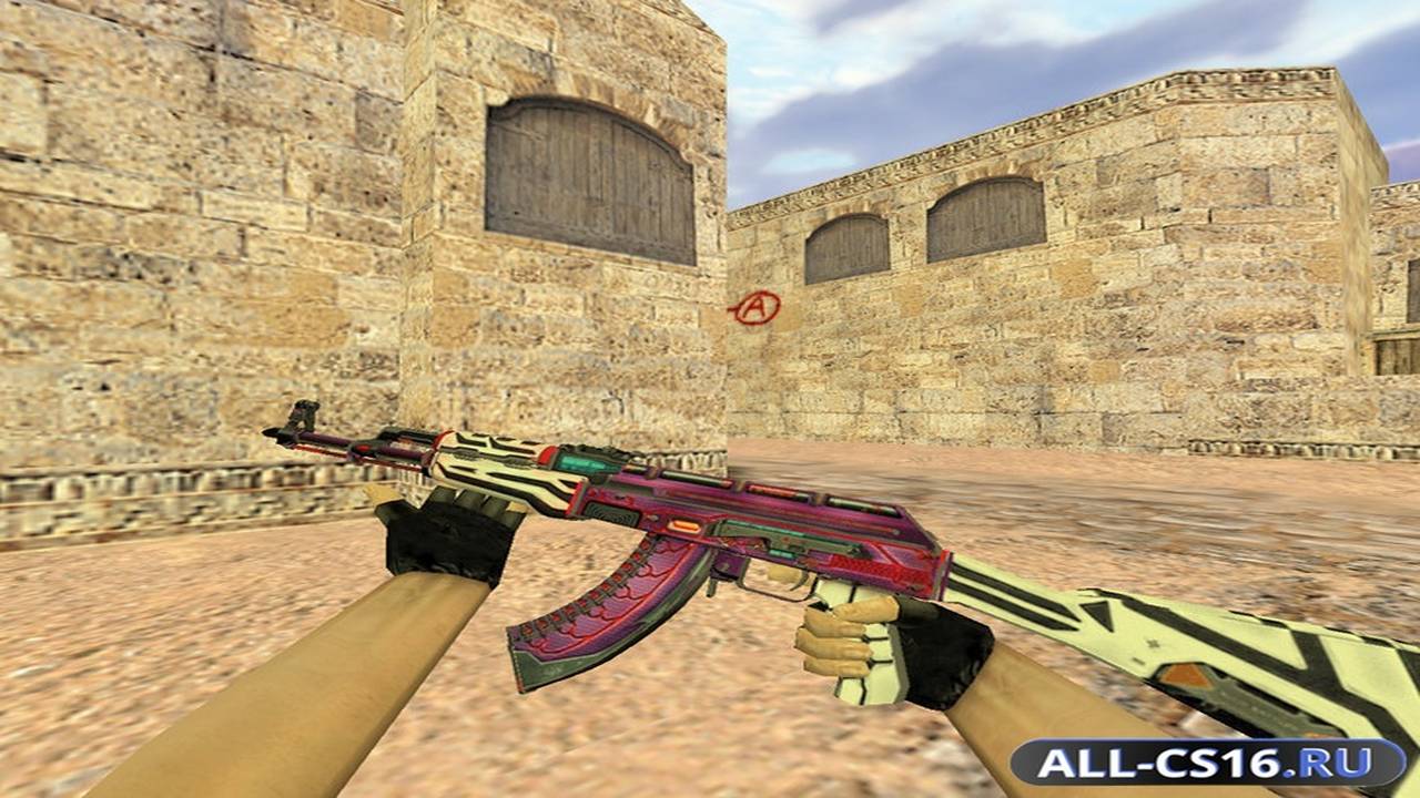 Модель оружия для CS 1.6 - AK-47 АК-47 Кибервоин