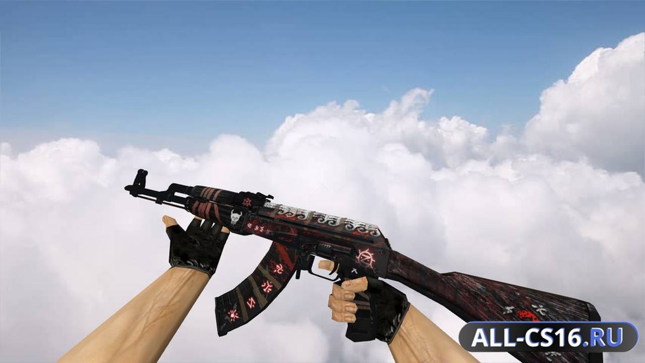 Модель оружия для CS 1.6 - AK-47 AK-47 Demon Hunter