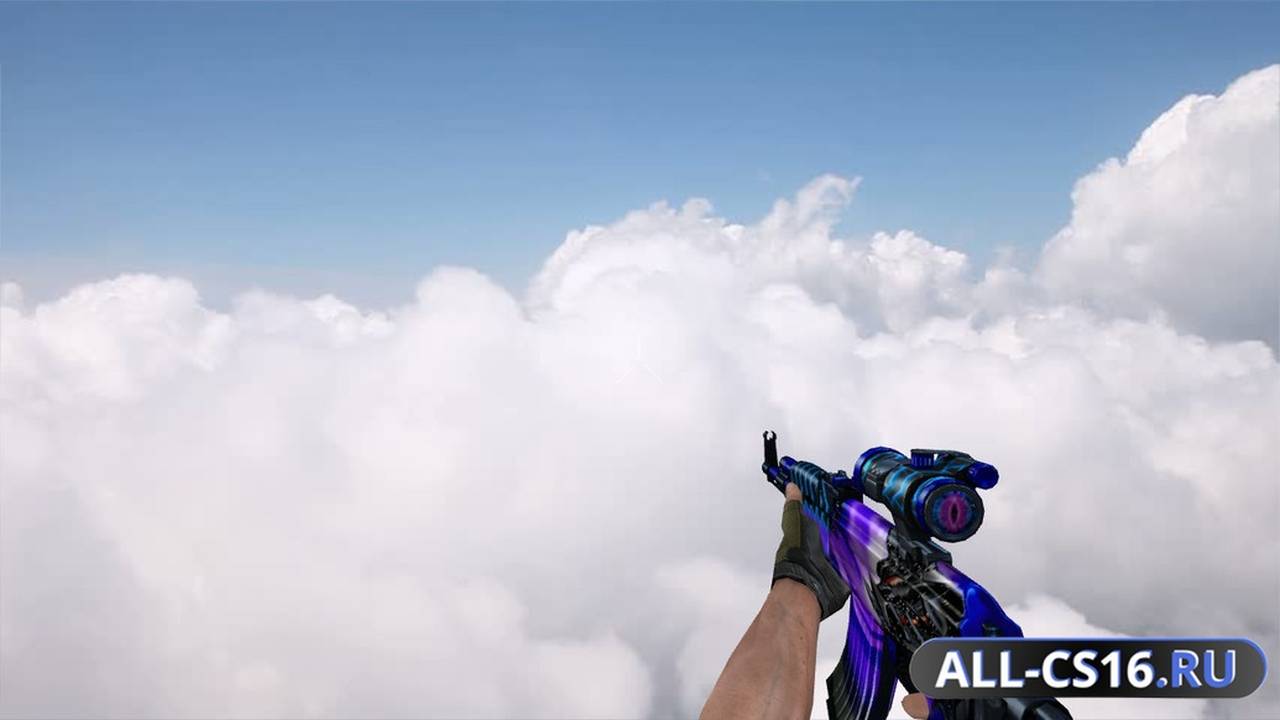Модель оружия для CS 1.6 - AK-47 AK-47 Devil Scope