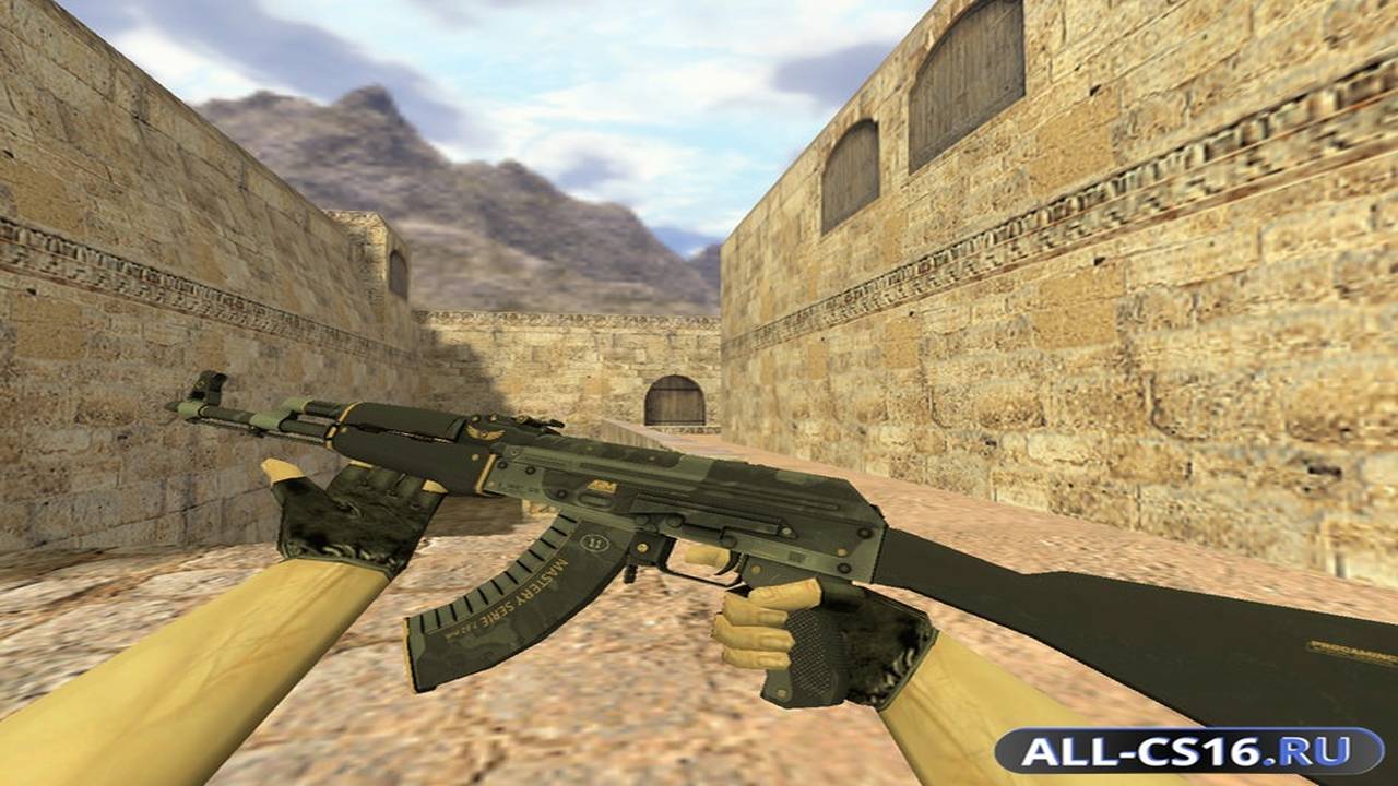 Модель оружия для CS 1.6 - AK-47 АК-47 Элитное снаряжение
