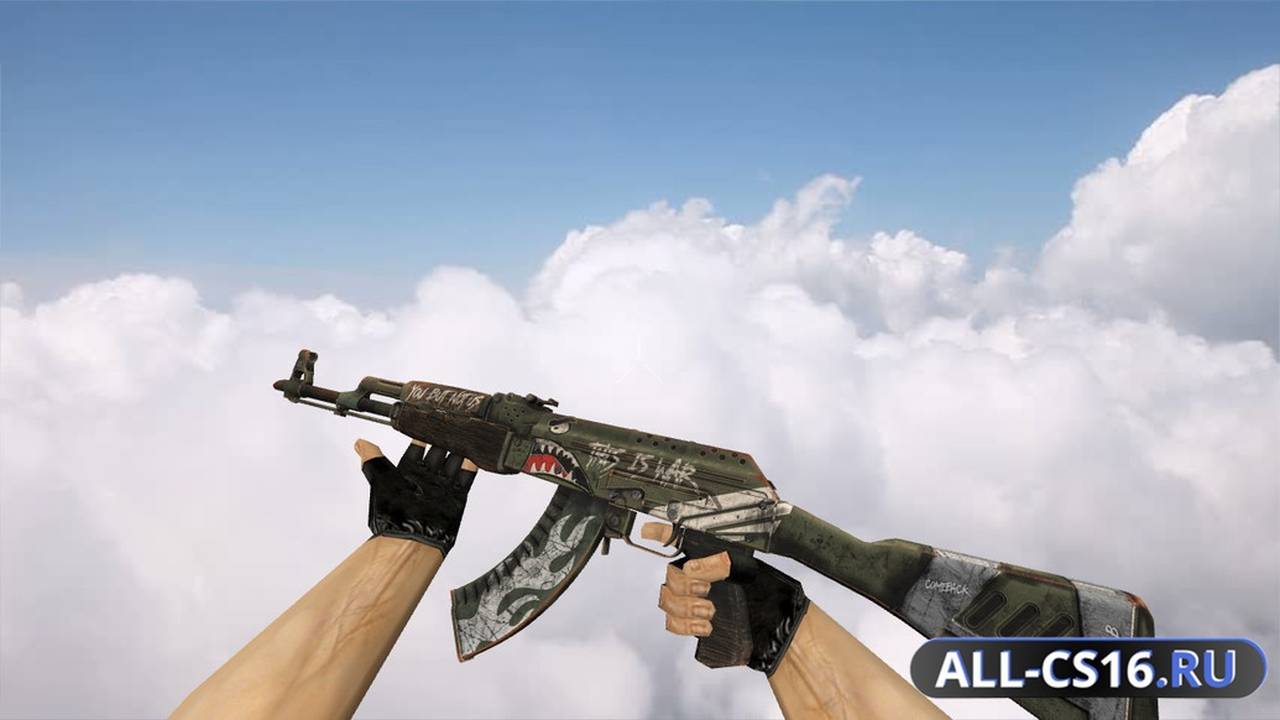 Модель оружия для CS 1.6 - AK-47 AK-47 Fallen Warrior