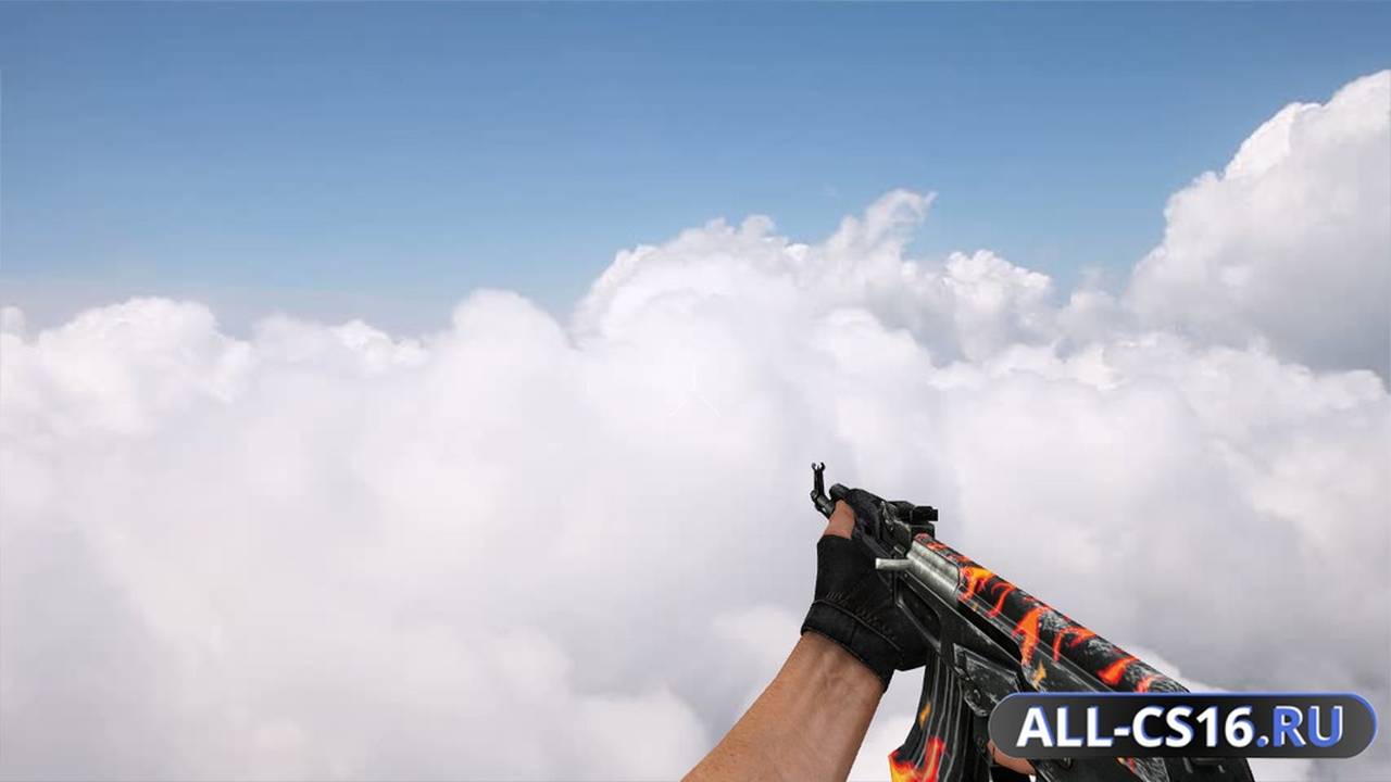 Модель оружия для CS 1.6 - AK-47 AK-47 Fire Madness