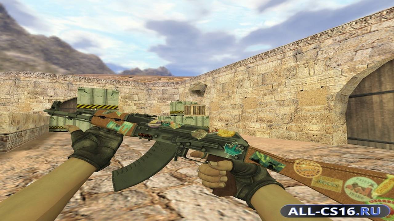 Модель оружия для CS 1.6 - AK-47 АК-47 Путешественник