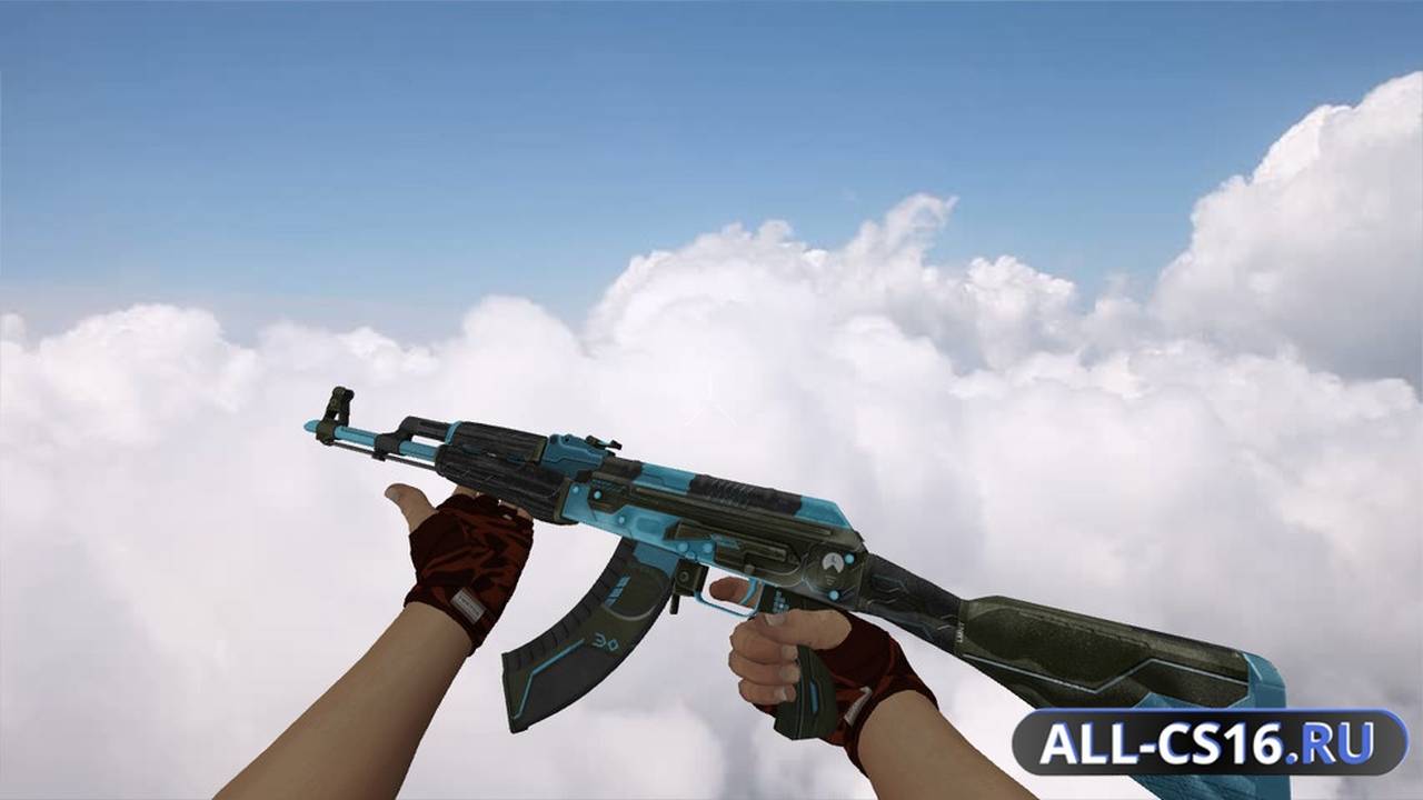 Модель оружия для CS 1.6 - AK-47 AK-47 Luanmat Blue