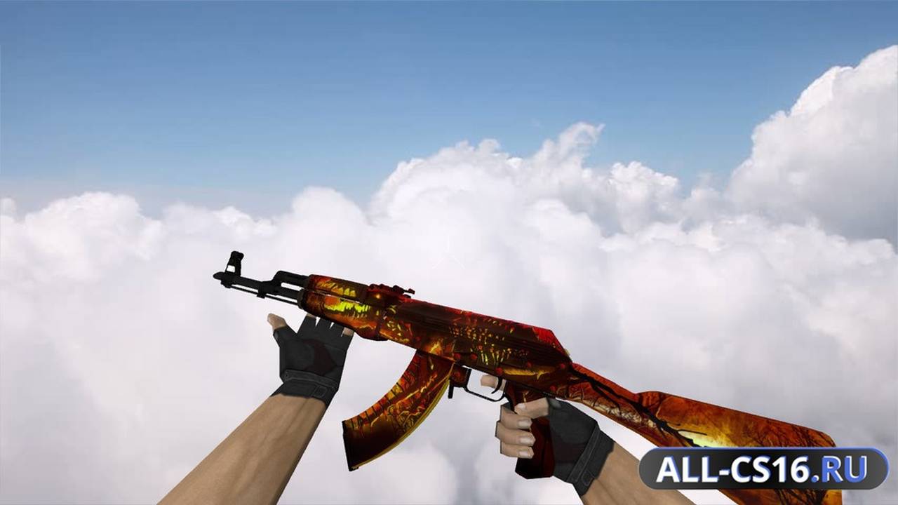 Модель оружия для CS 1.6 - AK-47 AK-47 Lycanthrope