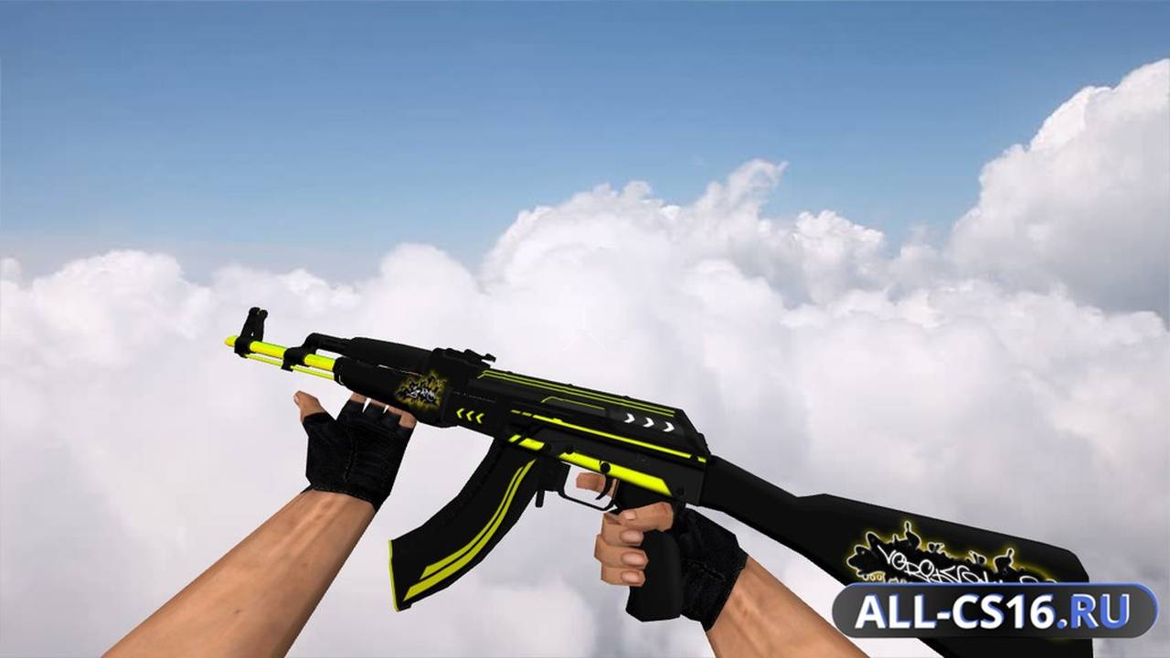 Модель оружия для CS 1.6 - AK-47 AK-47 Machine