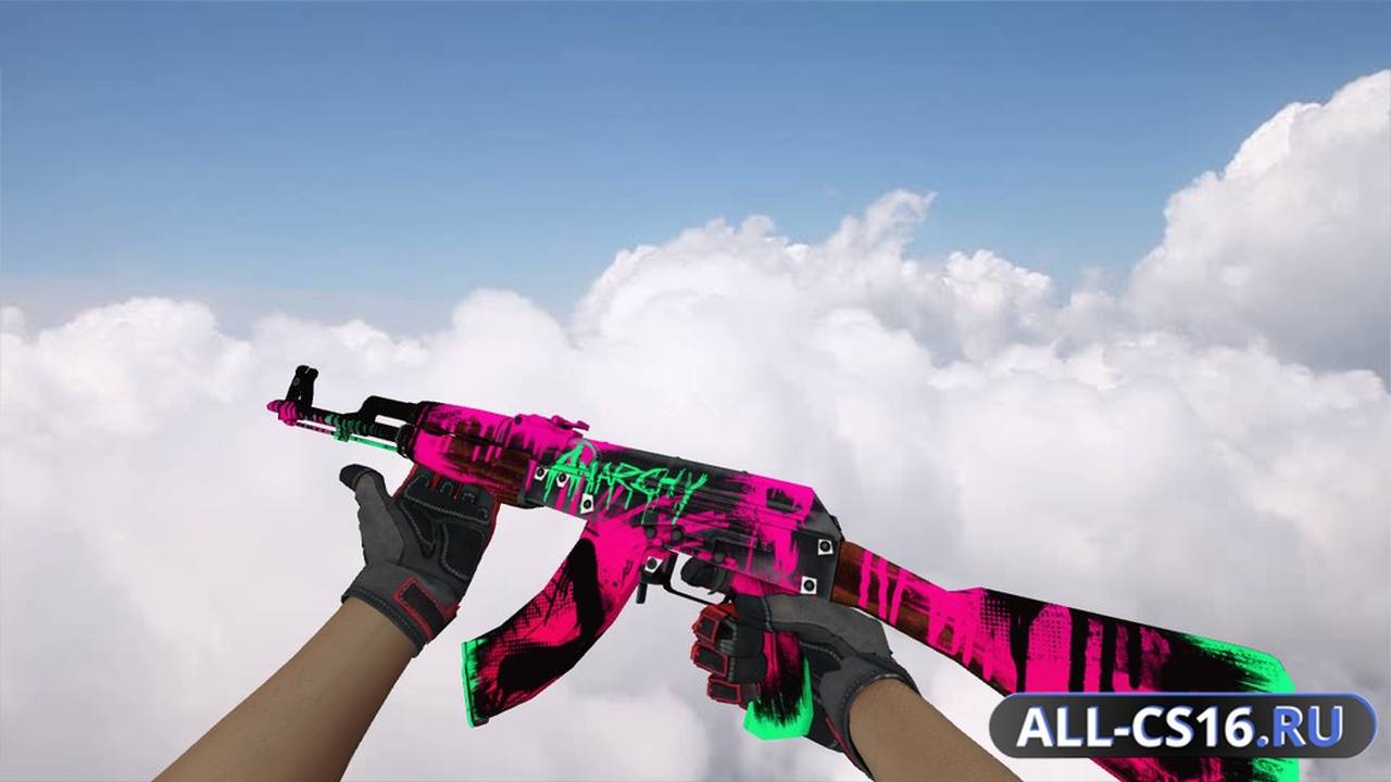 Модель оружия для CS 1.6 - AK-47 AK-47 Neon Revolution