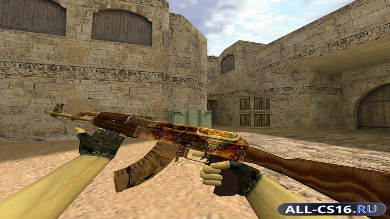 Модель оружия для CS 1.6 - AK-47 АК-47 Разбойник