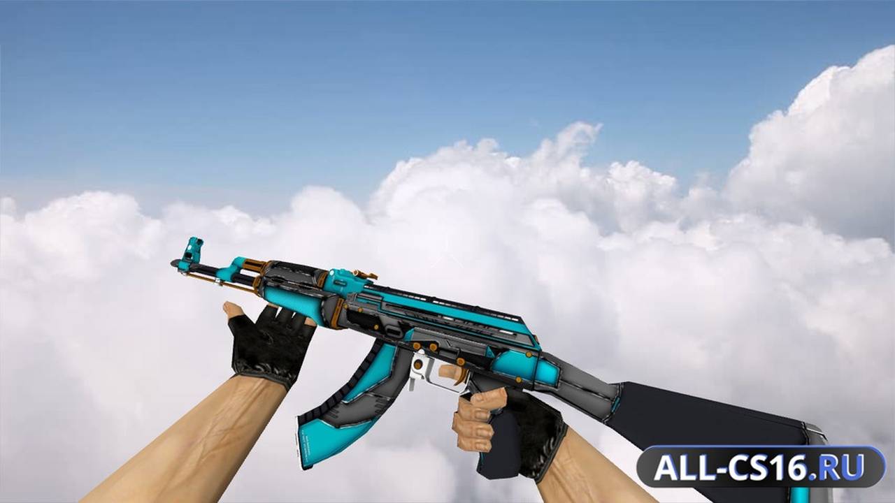 Модель оружия для CS 1.6 - AK-47 AK-47 Overdrive