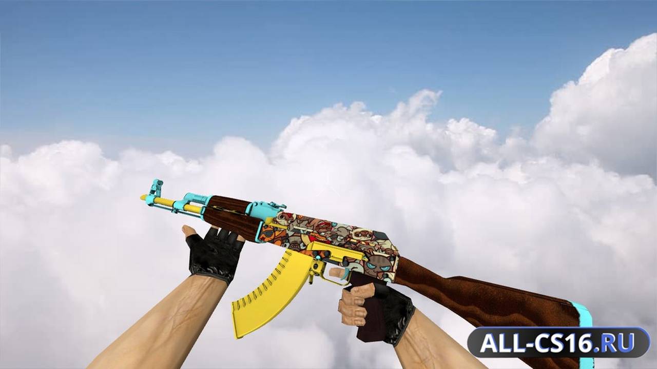Модель оружия для CS 1.6 - AK-47 AK-47 PawPaw