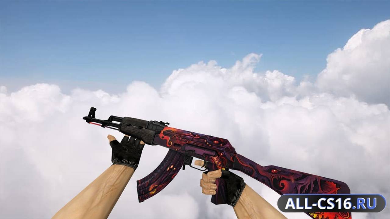 Модель оружия для CS 1.6 - AK-47 AK-47 Phantom Disruptor