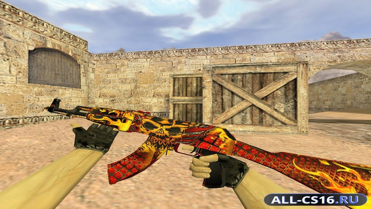 Модель оружия для CS 1.6 - AK-47 АК-47 Чистилище