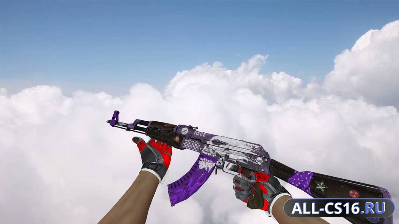 Модель оружия для CS 1.6 - AK-47 AK-47 Rise Purple