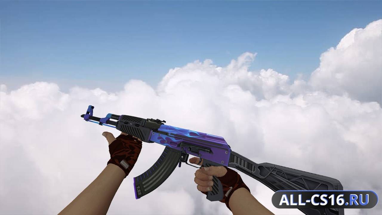 Модель оружия для CS 1.6 - AK-47 AK-47 Road Hog Purple
