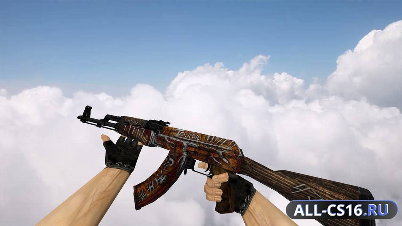 Модель оружия для CS 1.6 - AK-47 AK-47 Scarecrow