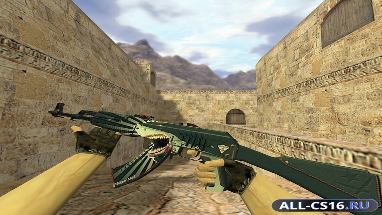 Модель оружия для CS 1.6 - AK-47 АК-47 Акула