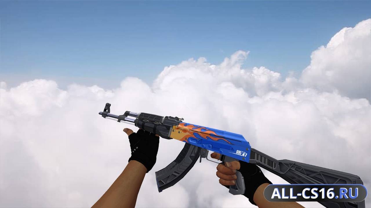 Модель оружия для CS 1.6 - AK-47 AK-47 Stainless