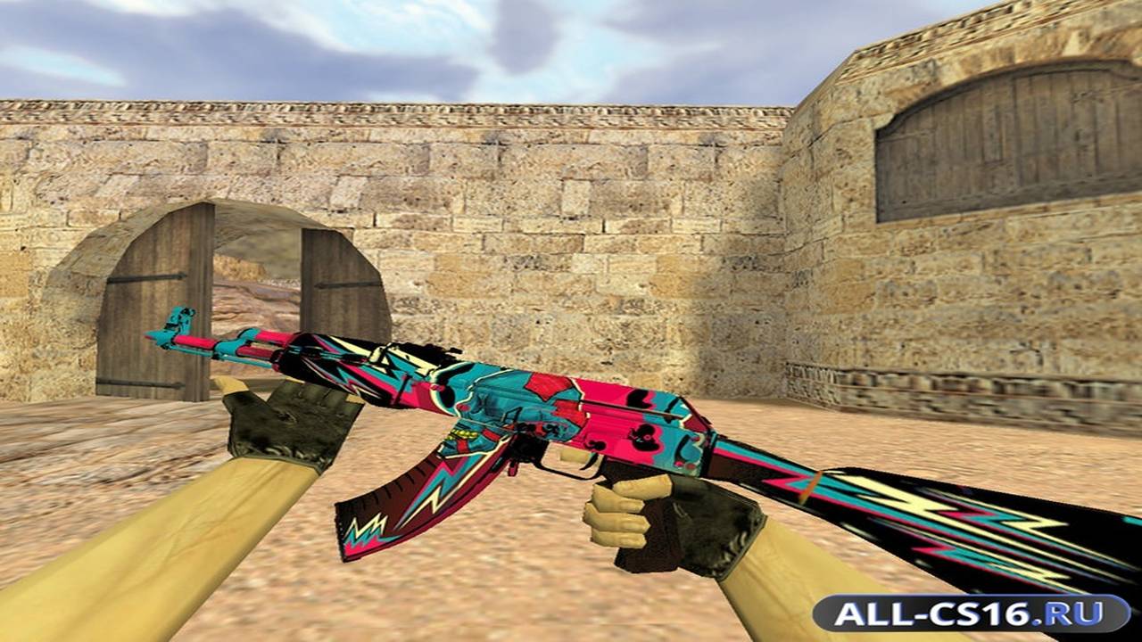 Модель оружия для CS 1.6 - AK-47 АК-47 Звездный вандал