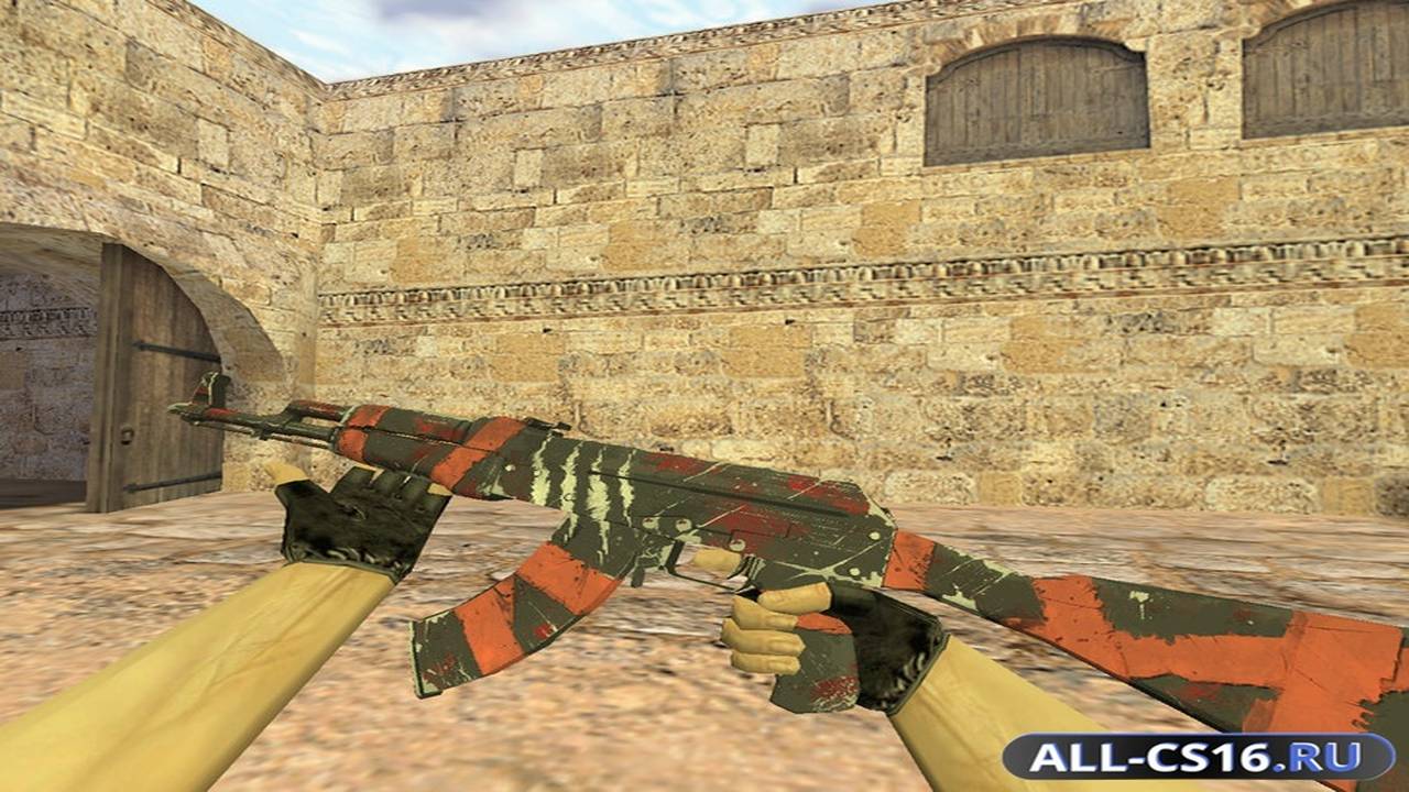 Модель оружия для CS 1.6 - AK-47 АК-47 Выживший