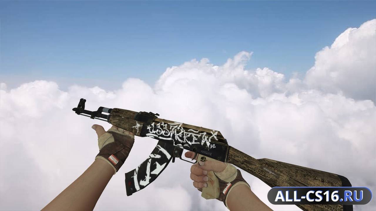 Модель оружия для CS 1.6 - AK-47 AK-47 Wasteland Rebel