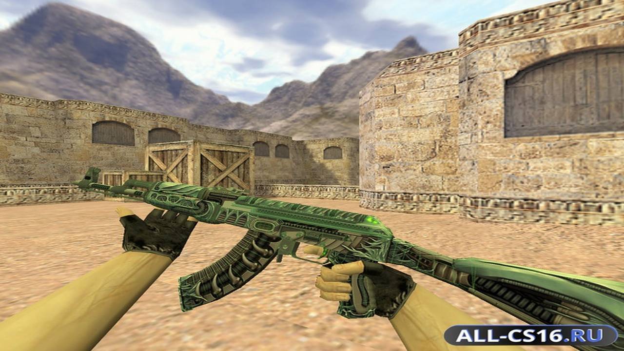 Модель оружия для CS 1.6 - AK-47 АК-47 Ксеноморф