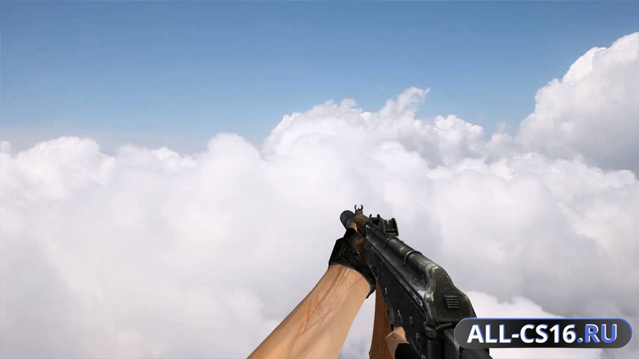 Модель оружия для CS 1.6 - Galil AKS-74U Supressed