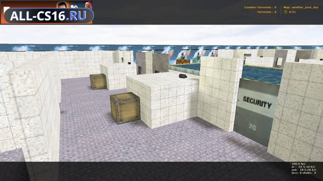 Карта «another_pool_day» для CS 1.6 для CS 1.6