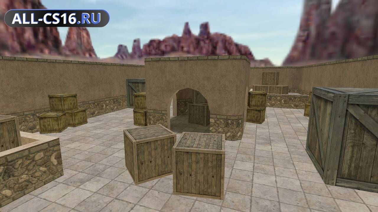 Карта «ar_courtyard» для CS 1.6 для CS 1.6