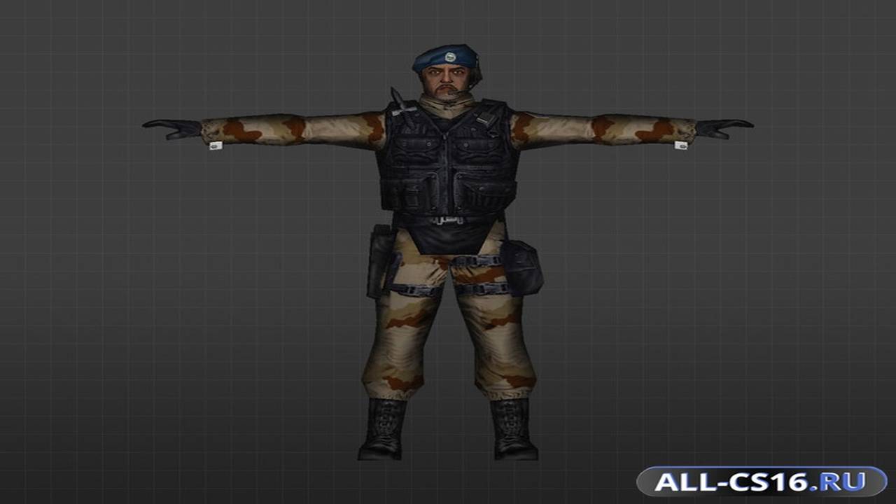 Модель игрока для CS 1.6 - Арабский солдат