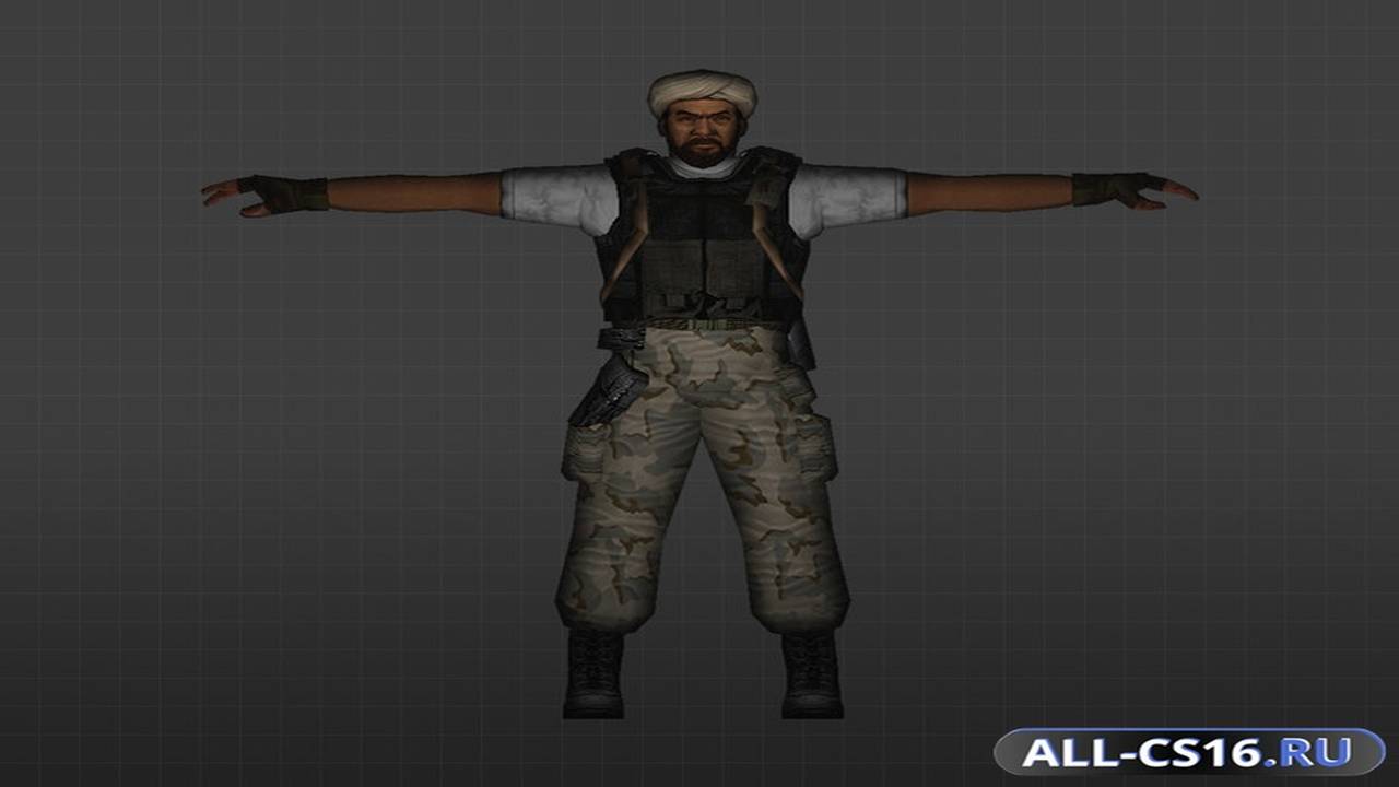 Модель игрока для CS 1.6 - Арабский террорист