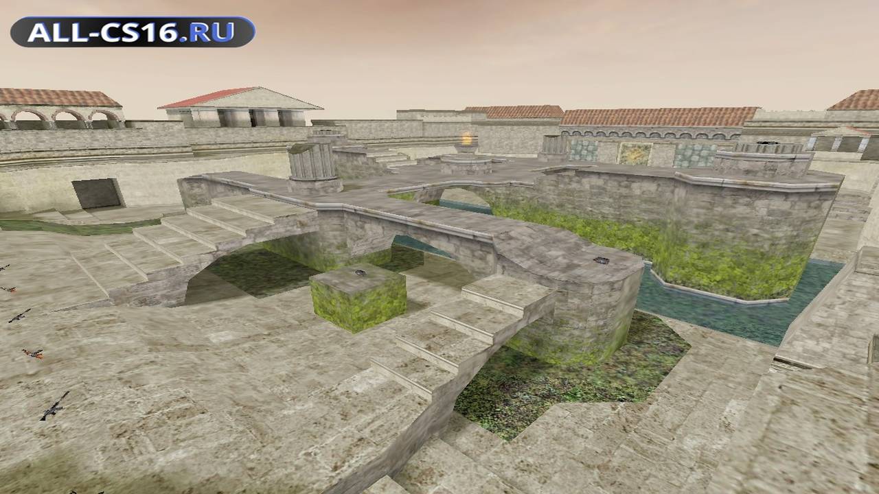 Карта «arcadia» для CS 1.6 для CS 1.6