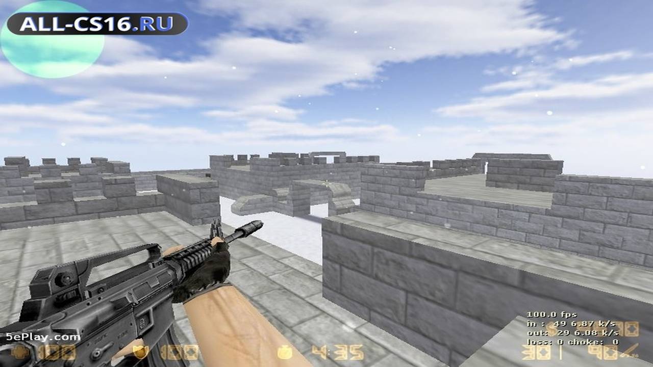 Карта «arco_iceworld» для CS 1.6 для CS 1.6