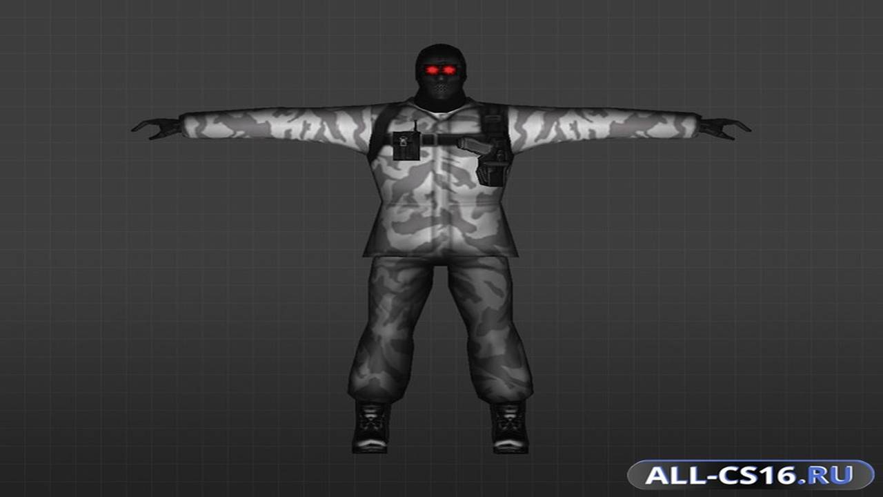 Модель игрока для CS 1.6 - Красноглазый