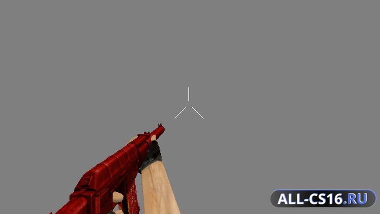 Модель оружия для CS 1.6 - AK-47 Советский АС Вал