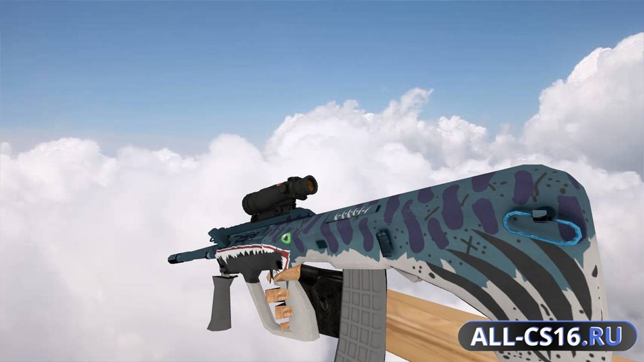 Модель оружия для CS 1.6 - AUG AUG Piranha