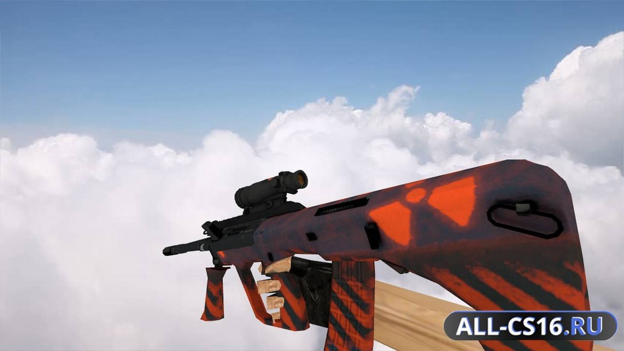 Модель оружия для CS 1.6 - AUG AUG Радиационная опасность