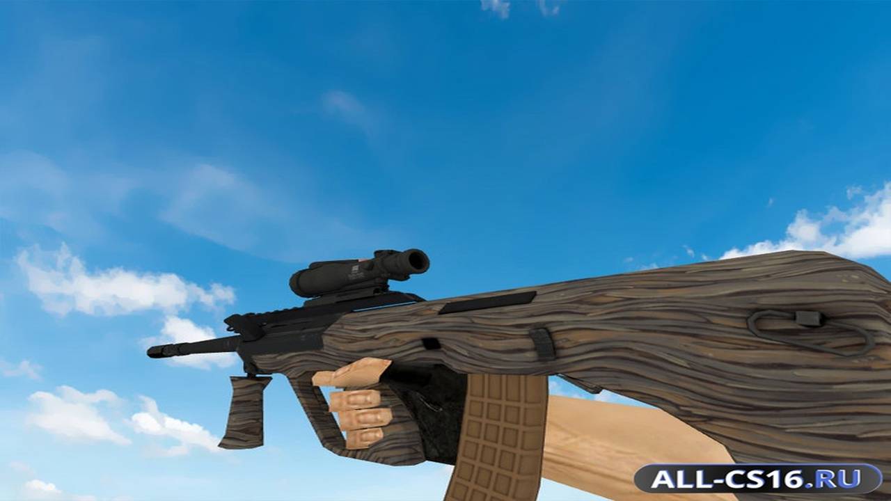 Модель оружия для CS 1.6 - AUG AUG | Застарелое дерево (Spalted Wood)