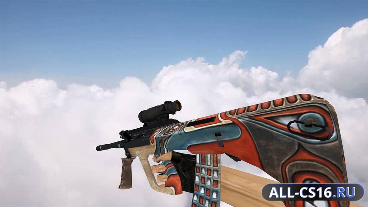 Модель оружия для CS 1.6 - AUG AUG Totem