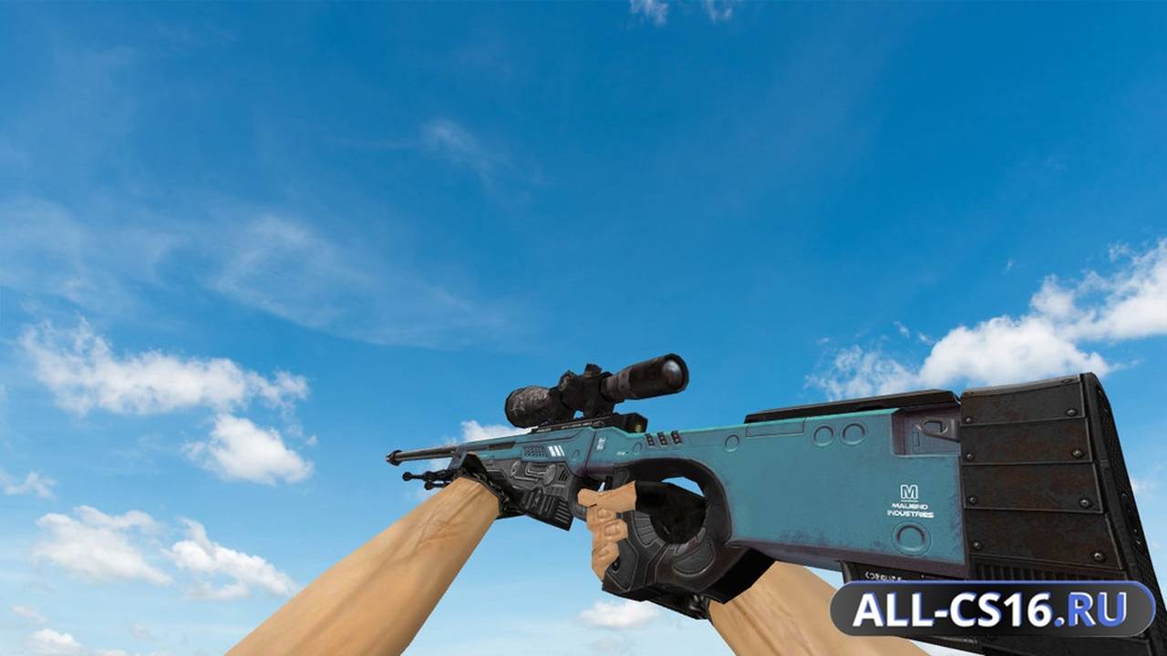 Модель оружия для CS 1.6 - AWP AWP Annihilator Blue