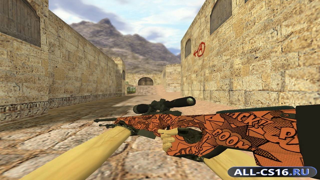 Модель оружия для CS 1.6 - AWP AWP Бах