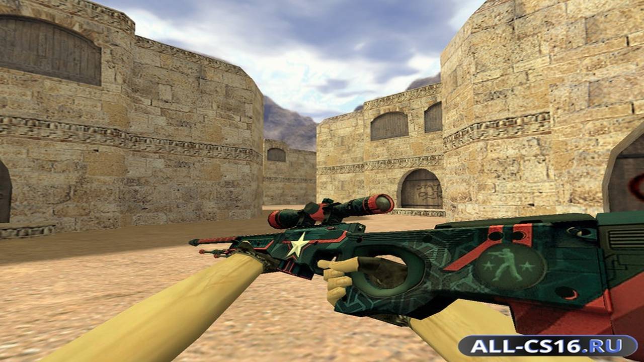 Модель оружия для CS 1.6 - AWP AWP Капитан удар