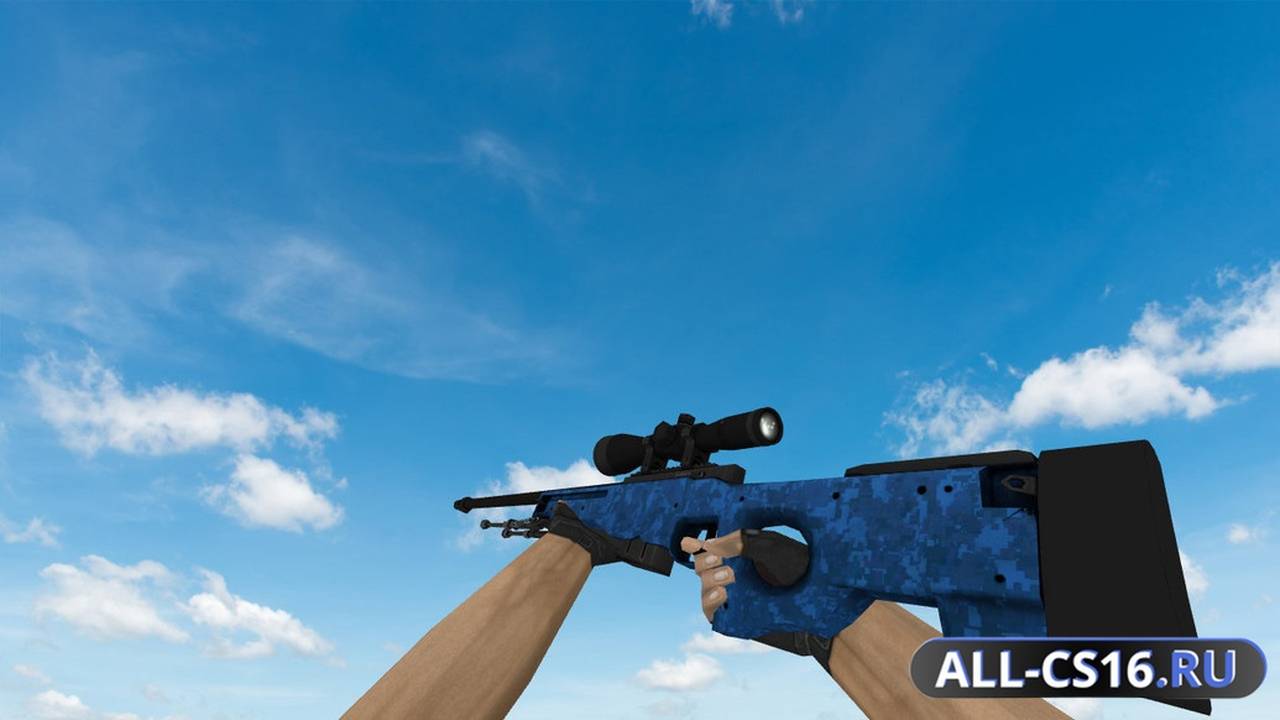 Модель оружия для CS 1.6 - AWP AWP Cobalt Discruption