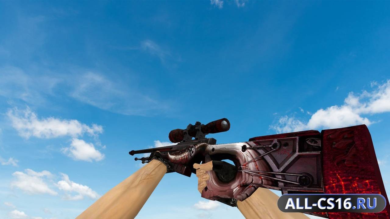 Модель оружия для CS 1.6 - AWP AWP Damnation